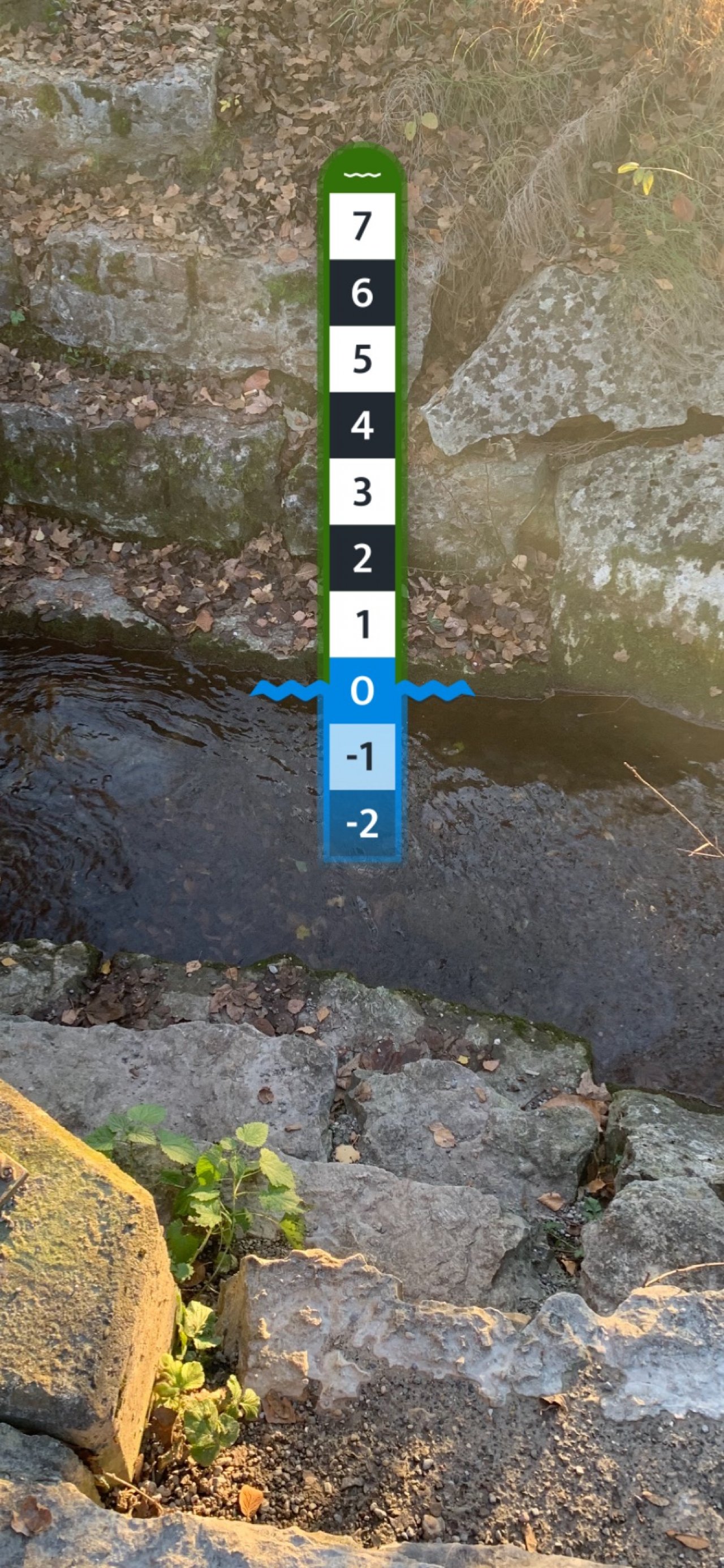 virtual scale in CrowdWater App spotted by Yarraa on 23.11.2020